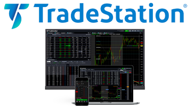 واجهة منصة TradeStation المرخصة لتداول الأسهم والعقود الآجلة في الأسواق الأمريكية